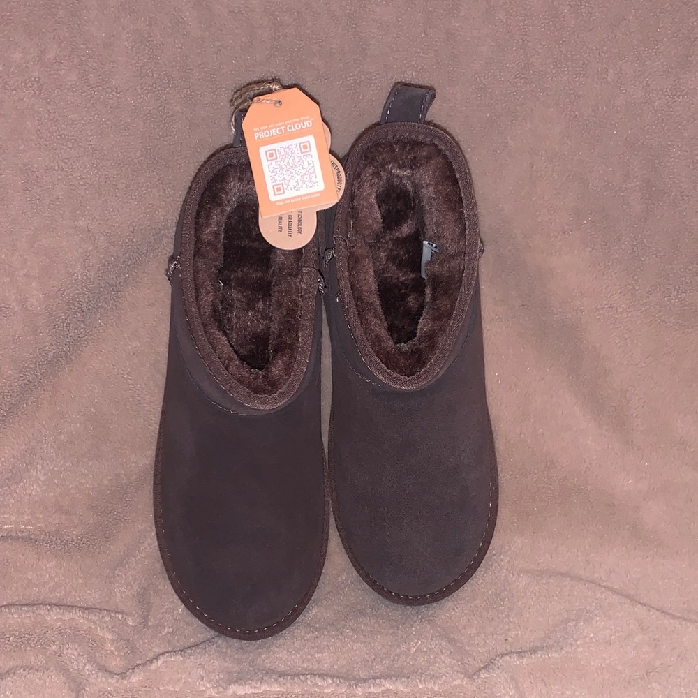 Project Cloud Huggy in Mocha Suede